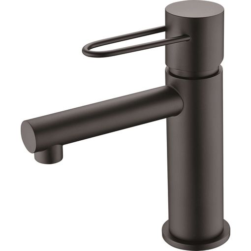 Comprar Grifo de lavabo negro mate monomando caño recto online