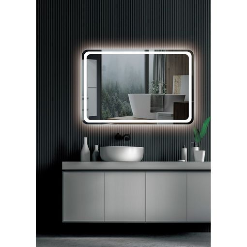 Espejos Led Para Baño, Espejo Retroiluminado Cuadrado 90cm - Austria Luz  Frontal Aust012/90 con Ofertas en Carrefour