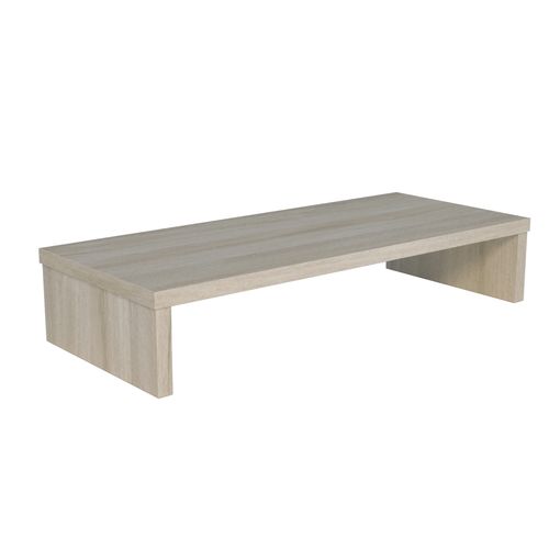 Soporte Monitor Con Estante Intermedio De Madera Henor Soporte Balda 82 X  26.5 X 16 Cm - Grafito con Ofertas en Carrefour