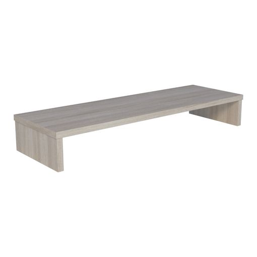 Soporte Monitor Con Estante Intermedio De Madera Henor Soporte Balda 82 X  26.5 X 16 Cm - Grafito con Ofertas en Carrefour