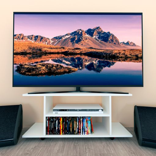 Mueble TV ruedas, Mesa TV, Mesa televisión, Mesa auxiliar salón