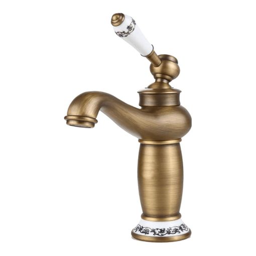 Grifo lavabo alto SLIGO dorado cepillado – Entorno Baño