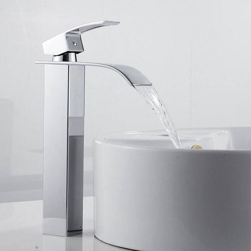 Grifo Monomando Para Lavabo Cascada Tano Cromado con Ofertas en