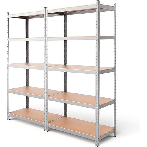 Thinia Home - Estantería Modular Almacenaje (pack 2), Acero