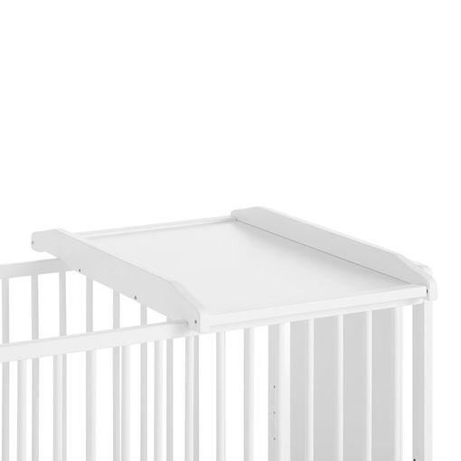 Cambiador Bebe Maya De Madera Para Cuna Y Maxicuna + Cambiador Plano  Plastificado + Funda Rizo Impermeable 100% Lavable. Gofre Blueu con Ofertas  en Carrefour