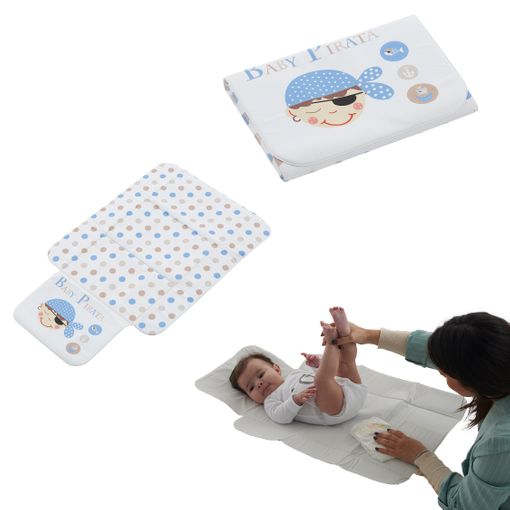 Cambiador de bebé de 2 unidades – Cambiador plegable de viaje para bebés,  tamaño grande, impermeable, lavable, cambiador de pañales, bebé recién