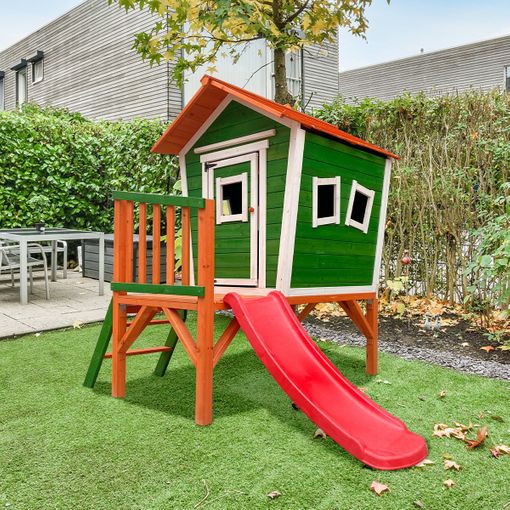 Casita De Madera Infantil Diversity Verde - Casita De Madera Para Niños  Ideal Para Exterior O Interior Con Certificado Fsc® con Ofertas en  Carrefour