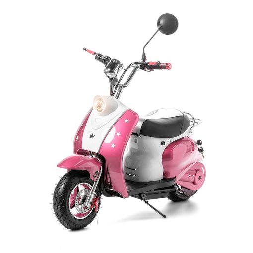 Moto Scooter a Bateria Juguete de Bebe Rosa