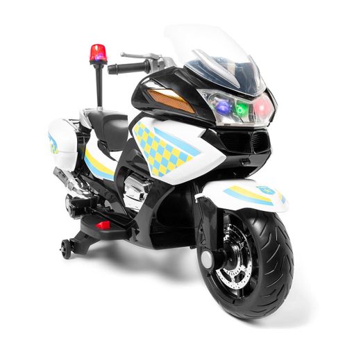 Moto Policía Ataa 24v Blanco - Moto Eléctrica Infantil De Batería Para Niños  con Ofertas en Carrefour