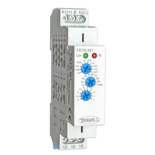 Relé temporizador de 12v, 24v, 220v, 230v, CA/CC, electrónico, 16A