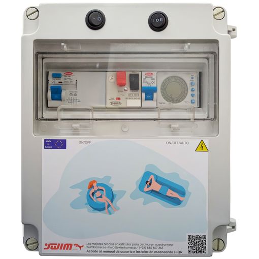 Cuadro Eléctrico Piscina Contactor para Motor