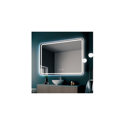Espejo De Baño Rectangular, Espejo Decorativo Con Luz Led Rectangular, 60  Cm X 80 Cm con Ofertas en Carrefour