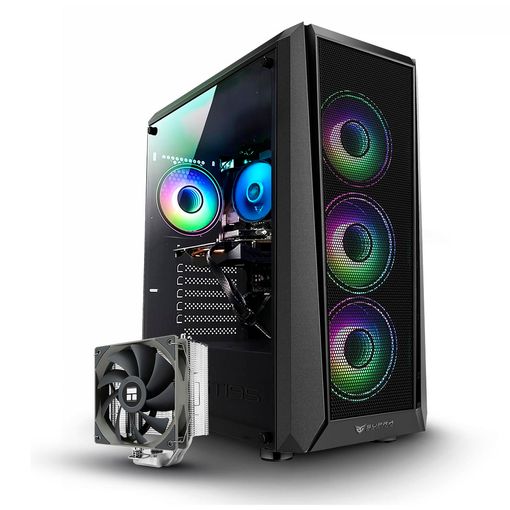 Pc Racing | Ordenador Gaming | Amd Ryzen 5 4500 | 16gb Ddr4 Ram | 1tb M.2 | Gtx 1650 4gb | Wifi | Windows 11 | 3 Años De Garantia
