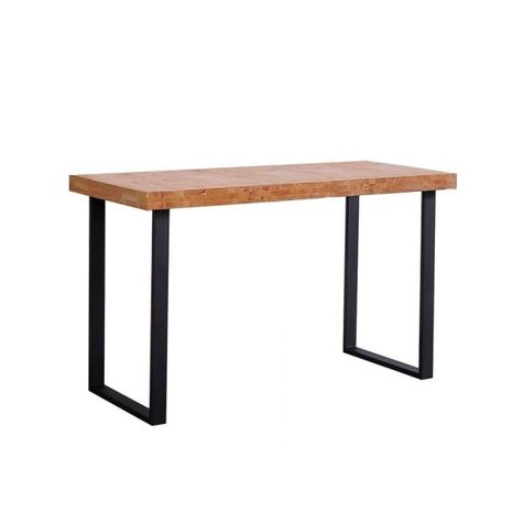 Adnatura. Mesa Escritorio Chuck 120, Mesa Ordenador Madera Roble Cálido Y  Patas Metálicas Mate Negro. 120x60x73cm con Ofertas en Carrefour