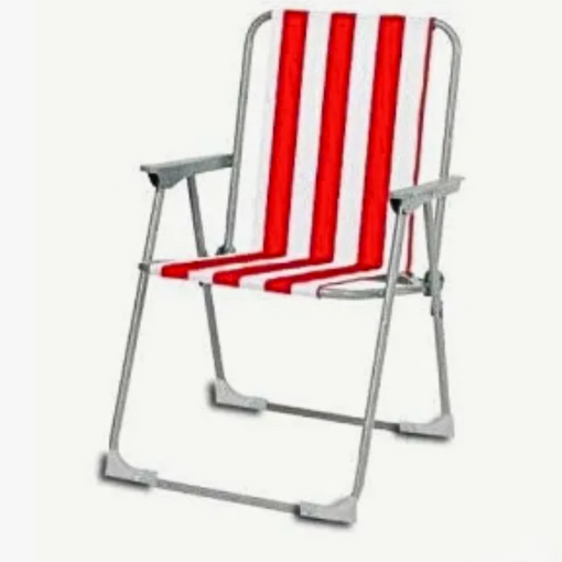 Silla de Playa Plegable, Multiposiciones Reclinable, Estructura de