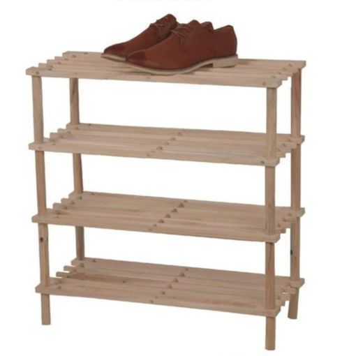 Zapatero - (4 Escalones) - Zapatero Organizador De Zapatos - Zapateros -  Zapatero Mueble - Zapatero Madera - Zapatero De Madera - Organizador Zapatos  - Nakloe con Ofertas en Carrefour