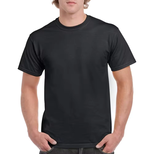 Camiseta básica hombre negra