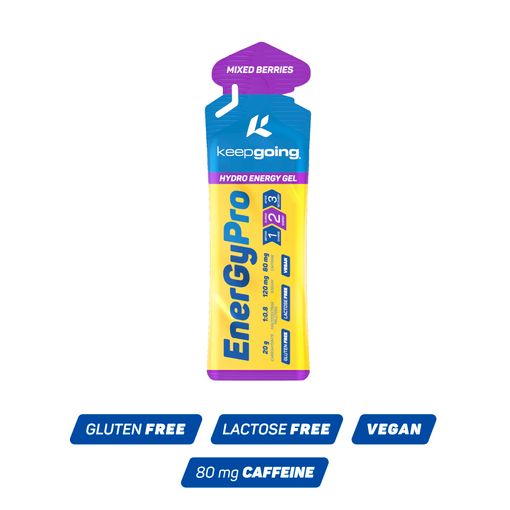 Gel Energético caja x 8 geles con cafeína