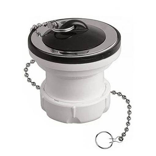 Primematik - Válvula De Desagüe 9cm. Tapón Para Lavabo Y Baño Universal  G1-1/4 Cromado Redondeado Ks10400 con Ofertas en Carrefour