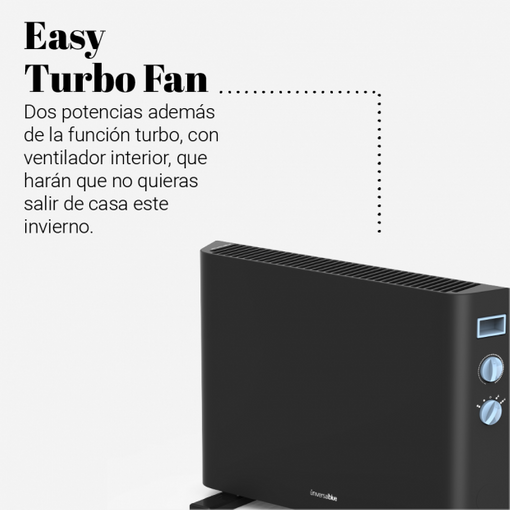 Convector Eléctrico Con Termóstato Y Turbo Y Ventilador 2000w Raydan Home, Radiador Eléctrico Bajo Consumo, Convector Aire Caliente con Ofertas en  Carrefour