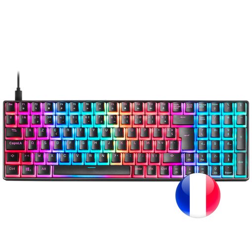 Teclado Mars Gaming Mecánico switch rojo