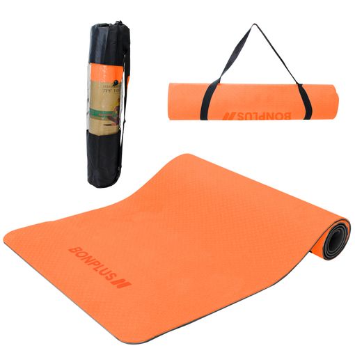 Esterilla De Yoga Y Pilates Reversible Naranja Bonplus con Ofertas
