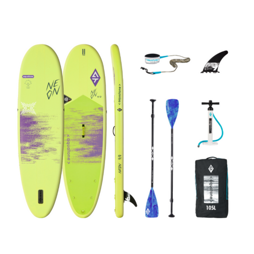 vidaXL Juego de tabla de paddle surf hinchable azul 305x76x15 cm