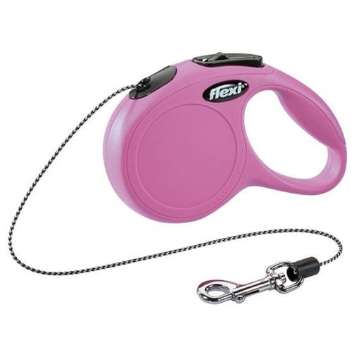 Correa Extensible Flexi New Classic De Cordón S En Color Rosa, Correa De  Perro Hasta 12 Kg, Correa De 5 Metros con Ofertas en Carrefour