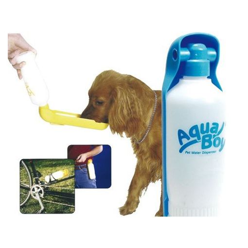 Bebedero Portatil Mascotas Perros Botella Dispenser 380 Ml