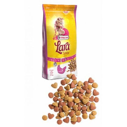 Pienso Para Gatitos 2 Kgs | Comida Para Gatos Lara Junior Con Pollo | Alimento Seco Para Gatitos
