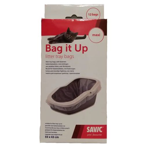 Bag It Up Large bolsas para arenero gato (12 bolsas)