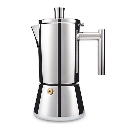 Cafetera Italiana,12 Tazas, Capacidad 700 Gr, De Acero Inox, Apta Para  Cualquier Cocina Bn5583 con Ofertas en Carrefour