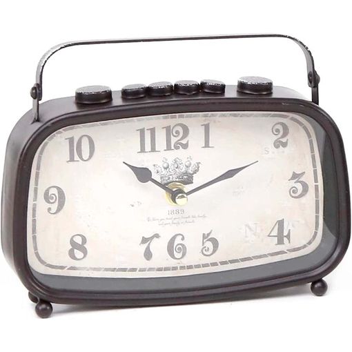 Reloj De Mesa Radio Vintage - Rojo con Ofertas en Carrefour