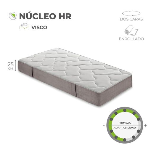 Colchon Viscoelástico Hr 90x190 Cm Confor Altura 20m Colchum con Ofertas en  Carrefour