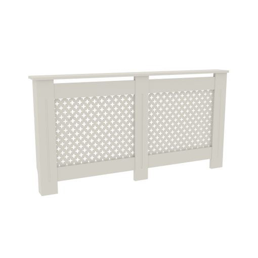 Cubre radiador MDF Blanco 78x19x82 cm