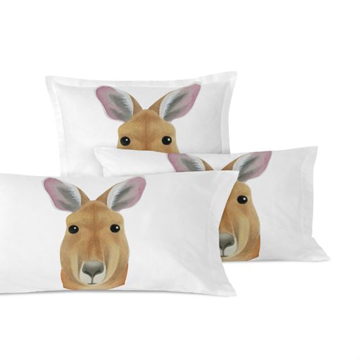 Funda De Almohada 100% Algodón Kangaroo 45x110 Cm (cama 90) Multicolor con  Ofertas en Carrefour