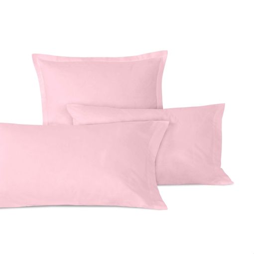 2 fundas de almohada de algodón 50x75 cm rosa CASUAL TO