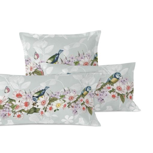 Funda De Almohada 100% Algodón Garden Party 50x75 Cm (x2) (cama 150/160)  Multicolor con Ofertas en Carrefour