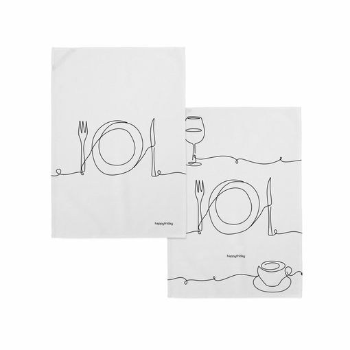 Paños Cocina Rizo, 12 Ud., 100% Algodón, 50x45cm, Multicolor Con Dibujo  Bordado, Juego Trapos Multicolor Briebe Pc12b con Ofertas en Carrefour