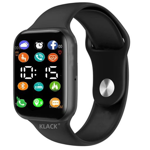 Reloj inteligente Klack Watch 9 Max Smartwatch, Deportivo con llamadas,  Bluetooth, control del ritmo cardíaco y presión – Klack Europe