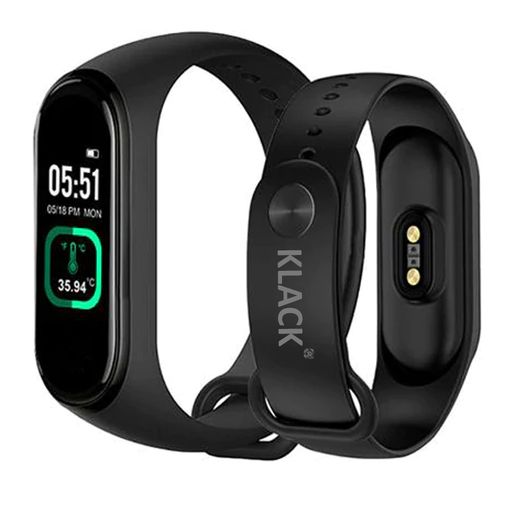 M4 Klack Pulsera Inteligente Deporte Running Monitor Deportivo Salud Azul  con Ofertas en Carrefour