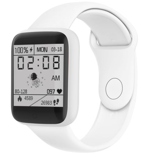 Smartwatch Reloj Inteligente Deportivo Fitness Hombre Mujer Blanco