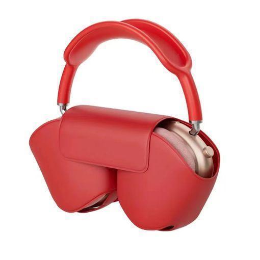 Auriculares Bluetooth De Diadema Klack Pro Rojo Cascos Con Funda