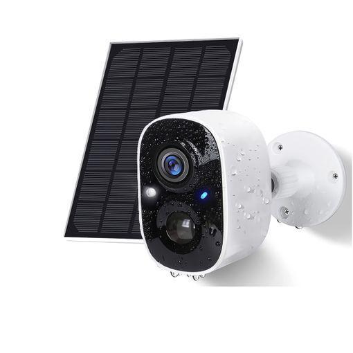 4 Camaras De Seguridad Solar Wifi Exterior Inalambrica Con 1080P Vision  Nocturna