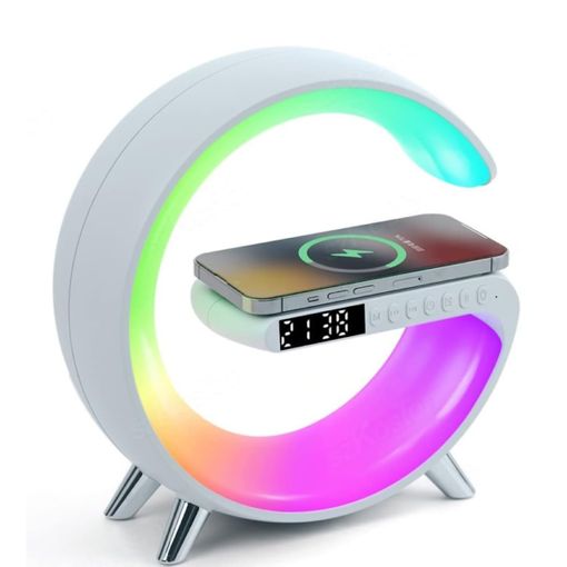 Klack® Lámpara De Ambiente Con Altavoz Bluetooth, Reloj