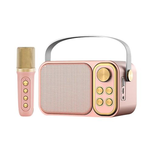 Coshano Micrófono Inalámbrico Con Altavoz Y Luz Rgb Karaoke Bluetooth,  Infantil, Portátil Para Niños Y Adultos. (azul) con Ofertas en Carrefour