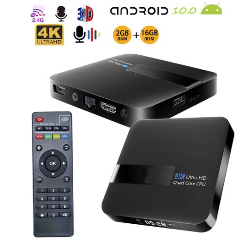 Tv Box Multimedia Klack Con Android 10 Rk3228a Quad Core 1.46 Ghz,  Convierte Tu Televisor En Una Smart Tv De Última Generación, 2gb Ram, 16gb  Rom con Ofertas en Carrefour