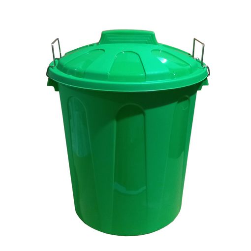 Cubo Basura De Plástico Con Tapadera Cubo Almacenaje Y Reciclar 100 Litros  (verde)jardin202 con Ofertas en Carrefour