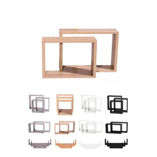 Estanterías De Pared - Baldas De Varios Niveles - Estantes Flotantes Con  Fijación Invisible Diseño Rectangular (madera)jardin202 con Ofertas en  Carrefour