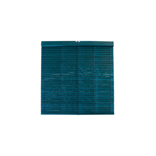 Persiana De Madera Alicantina Con Polea Metálica - Estor Enrollable Para  Ventanas, Puertas, Salón 105 X 140 Cm (azul (barnizada))jardin202 con  Ofertas en Carrefour